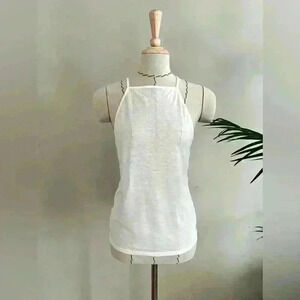 Victoria’s Secret Angels Lightweight White Open-Back Tank  | XS | Layering Tank